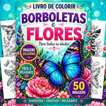Livro para Colorir Borboletas Criativas COL103 Livro para Colorir Borboletas Criativas COL103