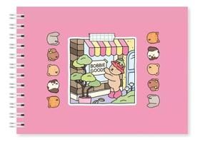 Livro Para Colorir Canetinhas Bobbie Goods Capa Dura Desenho antiestresse relaxamento
