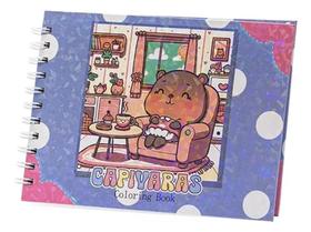 Livro Para Colorir Capivara Relaxante Infantil Bobie goods