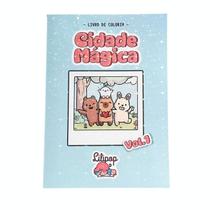 Livro para Colorir Cidade Mágica Vol. 1 Lilipop 20 Folhas