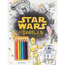 Livro Para Colorir com Lápis De Cor - Star Wars - Star Wars V