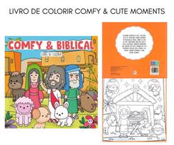 Livro para Colorir Comfy cozy books Criança Adulto