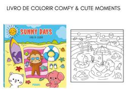 Livro para Colorir Comfy cozy Criança Adulto