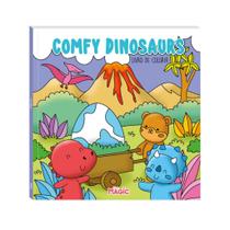 Livro Para Colorir Comfy Days/Comfy Dino/Fuzzy & Cute Do Ursinho Magic Anti Estresse Satidfatório Livro Para Colorir Comfy Days/Comfy Dino/Fuzzy & Cute Do Ursinho Magic Anti Estresse Satidfatório