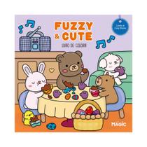 Livro Para Colorir Comfy Days/Comfy Dino/Fuzzy & Cute Do Ursinho Magic Anti Estresse Satidfatório