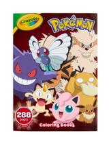 Livro para colorir Crayola Giant Pokémon 288 páginas com adesivos