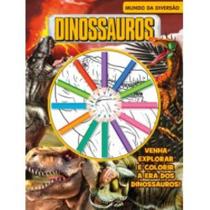 Livro para Colorir Dinossauros Mundo da Diversão com Lápis de Cor Livro para Colorir Dinossauros Mundo da Diversão com Lápis de Cor