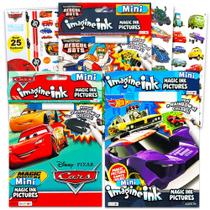 Livro para Colorir Disney Cars and Hot Wheels com Canetas