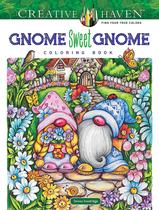 Livro para colorir Dover Publications Creative Haven Gnome Sweet Gnome Livro para colorir Dover Publications Creative Haven Gnome Sweet Gnome
