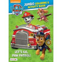 Livro para colorir e de atividades Bendon Paw Patrol Jumbo 64 páginas