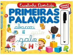 Livro para Colorir Escolinha Divertida Extra Primeiras Palavras com Caneta