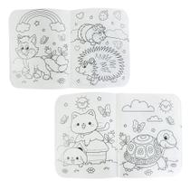 Livro para Colorir Infantil com Caixa de Giz de Cera 6 Livro para Colorir Infantil com Caixa de Giz de Cera 6