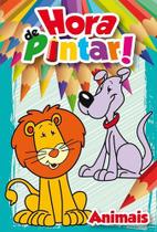 Livro para colorir infantil hora de pintar - animais - RIDEEL