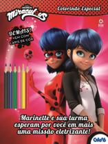 Livro para Colorir Ladybug com Lápis de Cor