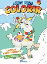 Livro Para Colorir - Lhamas Aventureiras
