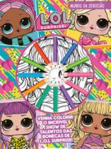 Livro para Colorir LOL Surprise Mundo da diversão com Lápis de Cor