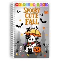 Livro para colorir Merry Minis Spooky Cute Fall Halloween 3+