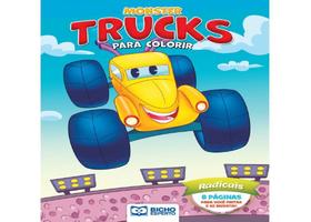 Livro Para Colorir Monster Trucks - Radicais