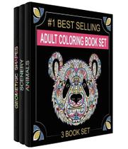 Livro para Colorir para Adultos Creatively Calm Studios - Conjunto com 3 Livros