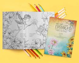 Livro para colorir Para criar e manter esperança - O mundo da fada esperança