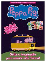Livro para Colorir Peppa Pig com Adesivos