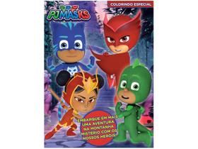 Livro para Colorir PJ Masks Colorindo Especial com Lápis de Cor