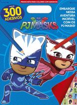 Livro para Colorir Pj Masks com Adesivos