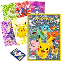 Livro para Colorir Pokémon Bendon - Com Cartões Avançados