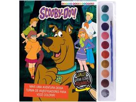 Livro para Colorir Scooby-doo! com Aquarela com 10 Cores e 1 Pincel