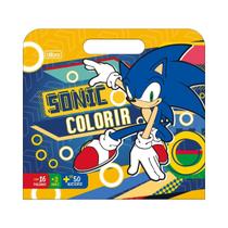 Livro para Colorir Tilibra Maleta Sonic 190x250mm
