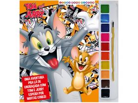 Livro para Colorir Tom e Jerry com Aquarela