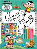 Livro para Colorir Turma Da Mônica Diversão Com Adesivos Cascão