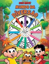 Livro para Colorir Turma do Chico Bento Mundo da Diversão com Lápis de Cor