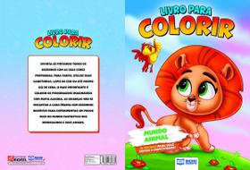 Livro Para Colorir Turminha Animal - Mundo Animal - Bicho Esperto