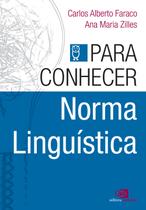 Livro - Para conhecer norma linguística Livro - Para conhecer norma linguística