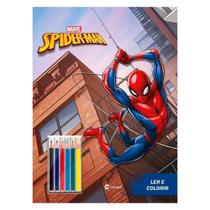 Livro Para Ler E Colorir Homem Aranha Culturama