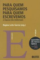 Livro - Para quem pesquisamos, para quem escrevemos