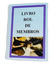 Livro Para Secretaria Da Igreja -dizimista/caixa/membros Etc