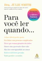 Livro - Para você ler quando...
