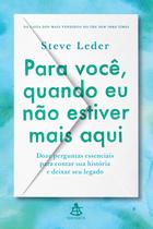 Livro - Para você, quando eu não estiver mais aqui Livro - Para você, quando eu não estiver mais aqui