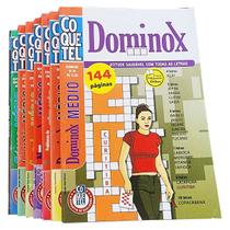 Livro Passatempos Coquetel Cruzadox Dominox Numerox Cripto