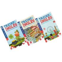 Livro Passatempos em Inglês Coletânea Coquetel Kit Com 3