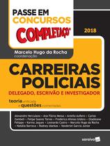 Livro - Passe em concursos : Completaço® : Carreiras policiais : Delegado, escrivão e investigador - 1ª edição de 2018