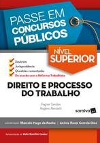 Livro - Passe em concursos públicos : Nível superior : Direito e processo do trabalho - 1ª edição de 2018