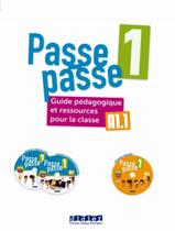 Livro - Passe - passe 1 - guide pedagogique + 2 cd mp3 + dvd