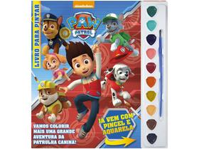 Livro - Patrulha Canina Livro para Pintar com Aquarela