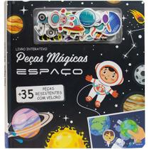 Livro - Peças Mágicas - Um livro com velcro: Espaço