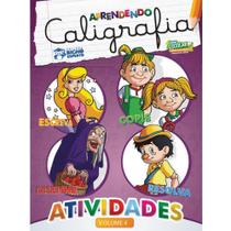 Livro Pedagógico Aprendendo Caligrafia - Pacote com 4 Títulos