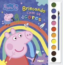 Livro - Peppa Pig - Brincando com as cores (Magic Kids)