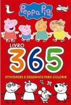 Livro Peppa Pig Livro 365 Atividades e Desenhos para Colorir